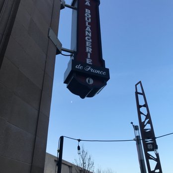 La Boulangerie - a sign for the restaurant - Bakeries Near Me - Fresno, California