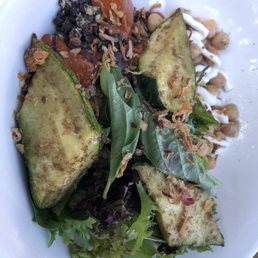 Nootka rose lentil bowl (vegan)