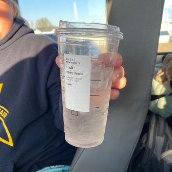 Starbucks - our refresher was water. - Coffee & Tea Near Me - Bismarck, North Dakota Starbucks - our refresher was water. - Coffee & Tea Near Me - Bismarck, North Dakota