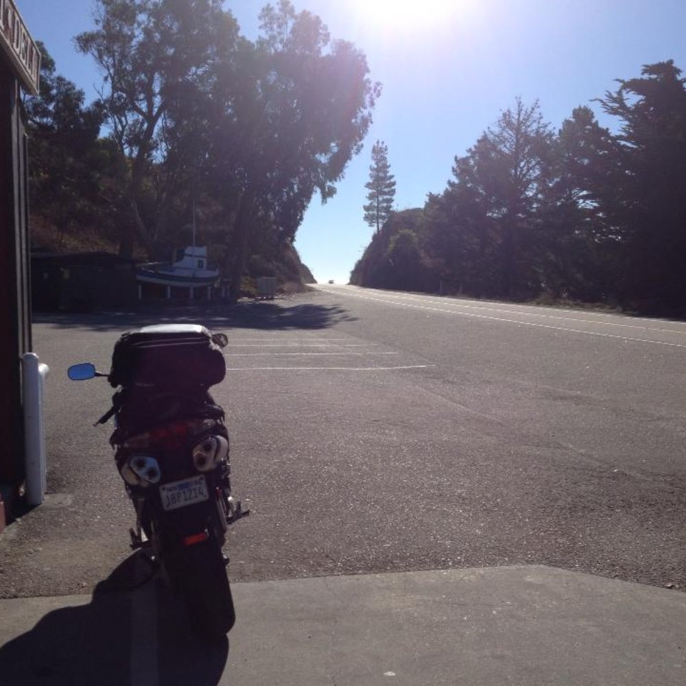 Amerigo Gas Station - Looking south, onward to Ragged Point 12 miles away. - Gas Stations Near Me - Gorda, California