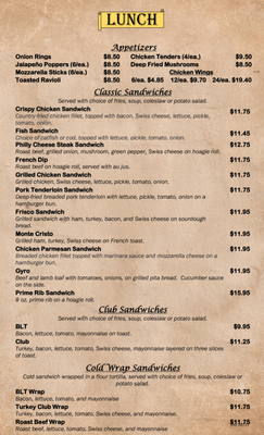 Menu photo 5 Monroe Family Restaurant Monroe City, MO