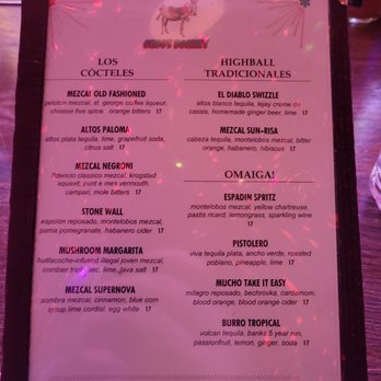 Ghost Donkey - Menu - Mexican Near Me - Las Vegas, Nevada Ghost Donkey - Menu - Mexican Near Me - Las Vegas, Nevada