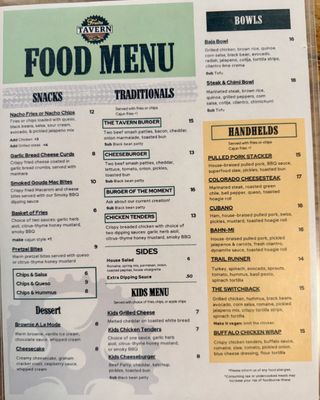 Menu photo 2 Fruita Tavern Fruita, CO Menu photo 2 Fruita Tavern Fruita, CO