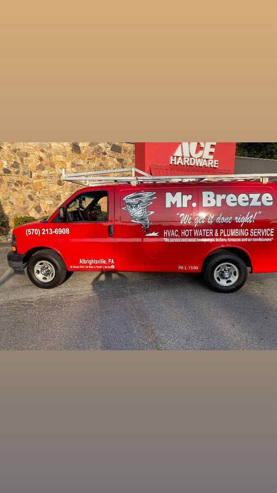 Slide of Mr Breeze HVAC, Hot Water & Plumbing Service