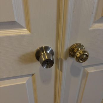 Tom’s Lock & Key - They wanted $250 for this quick knob change!  We could've done this ourselves with a trip to Home Depot. - Keys & Locksmiths Near Me
