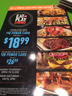 Menu photo 7 Dave & Buster's Pelham Manor Pelham Manor, NY
