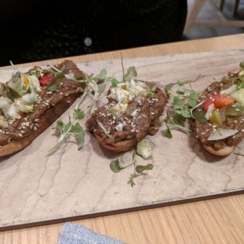 Stoke - Sticky pork toast - New American Near Me - Charlotte, North Carolina Stoke - Sticky pork toast - New American Near Me - Charlotte, North Carolina