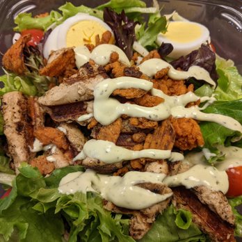 Chick-fil-A - Cobb salad with grilled chicken nuggets - Fast Food Near Me - Las Vegas, Nevada Chick-fil-A - Cobb salad with grilled chicken nuggets - Fast Food Near Me - Las Vegas, Nevada