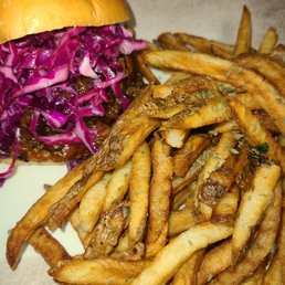 BBQ Eggplant Sandwich