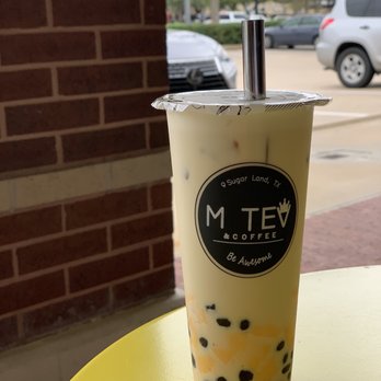 MTea & Coffee - Jasmine Milk Tea with boba and egg pudding - Bubble Tea Near Me - Sugar Land, Texas MTea & Coffee - Jasmine Milk Tea with boba and egg pudding - Bubble Tea Near Me - Sugar Land, Texas
