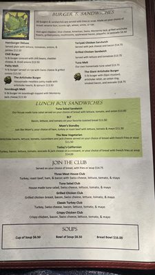 Menu photo 4 Giant Artichoke Restaurant Castroville, CA Menu photo 4 Giant Artichoke Restaurant Castroville, CA