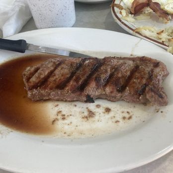 Palmers Inn Restaurant - 8oz NY Strip Steak and eggs w Hash 2/2. - Diners Near Me - Saint Clair Shores, Michigan Palmers Inn Restaurant - 8oz NY Strip Steak and eggs w Hash 2/2. - Diners Near Me - Saint Clair Shores, Michigan