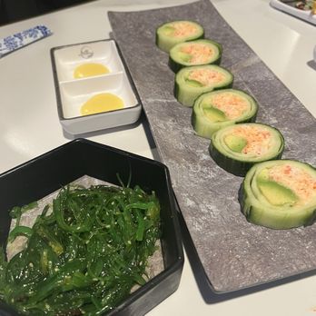 Nami Sushi - Snow Crab Naruto with sauce on side - Desserts Near Me - Glenview, Illinois Nami Sushi - Snow Crab Naruto with sauce on side - Desserts Near Me - Glenview, Illinois