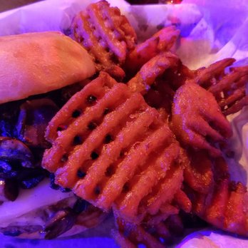The Local - Mushroom Swiss burger and sweet potato fries...YUM!!! - Bars Near Me - Nashville, Tennessee The Local - Mushroom Swiss burger and sweet potato fries...YUM!!! - Bars Near Me - Nashville, Tennessee