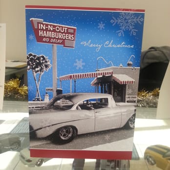 In-N-Out Burger - Christmas card from In-n-Out. How thoughtful! - Fast Food Near Me - Glendora, California