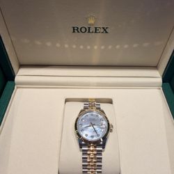 Segal & Co Fine Jewelers - Rolex Ladies' Datejust, Mother of Pearl and Diamond dial