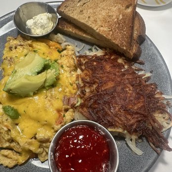 Waffle Stop - BACON AVO SCRAMBLE - Breakfast & Brunch Near Me - Tacoma, Washington