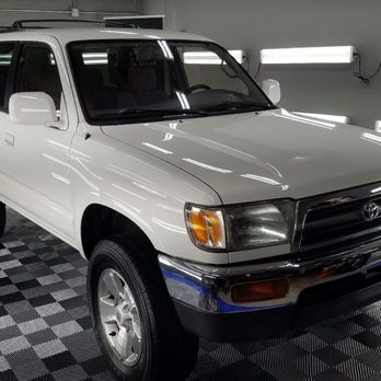 High End Detail - From 2017 to 1997 in less than 48hrs. This was the first photo he sent right after he did the first pass - Auto Detailing Near Me - Miami, Florida