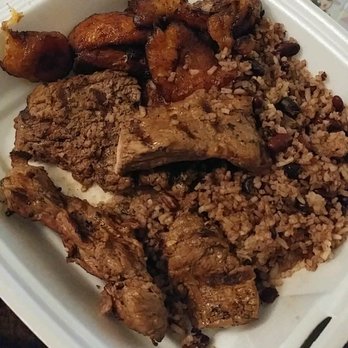 La Bella Managua - Carne Asada with Gallo Pinto (rice and beans) and side sweet plantains. Take out from Just Eat - Latin American Near Me - Toronto, Ontario La Bella Managua - Carne Asada with Gallo Pinto (rice and beans) and side sweet plantains. Take out from Just Eat - Latin American Near Me - Toronto, Ontario