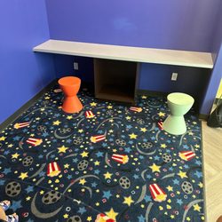 Healthy Teeth Pediatric Dentistry - Waiting area for the kids to watch movie