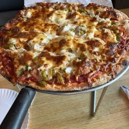 Small (12") sausage, mushroom, onion, pepper pizza!