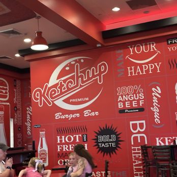 Ketchup Premium Burger Bar - Inside name branding - Burgers Near Me - Las Vegas, Nevada