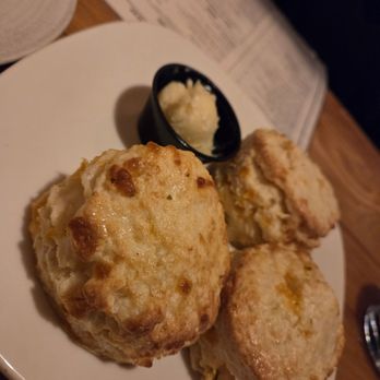The Farmers Union - Cheddar biscuits with apple butter.  Yum! - American Near Me - San Jose, California