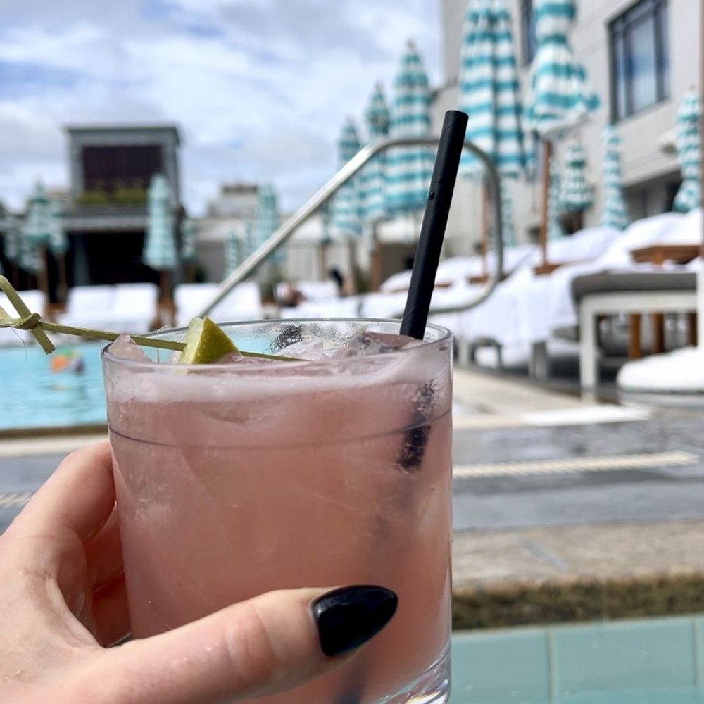 Cocktail by the pool Cocktail by the pool