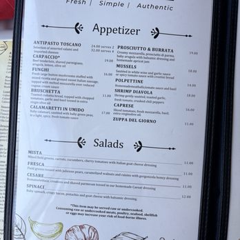 Dolce Osteria - Menu - Italian Near Me - Charlotte, North Carolina
