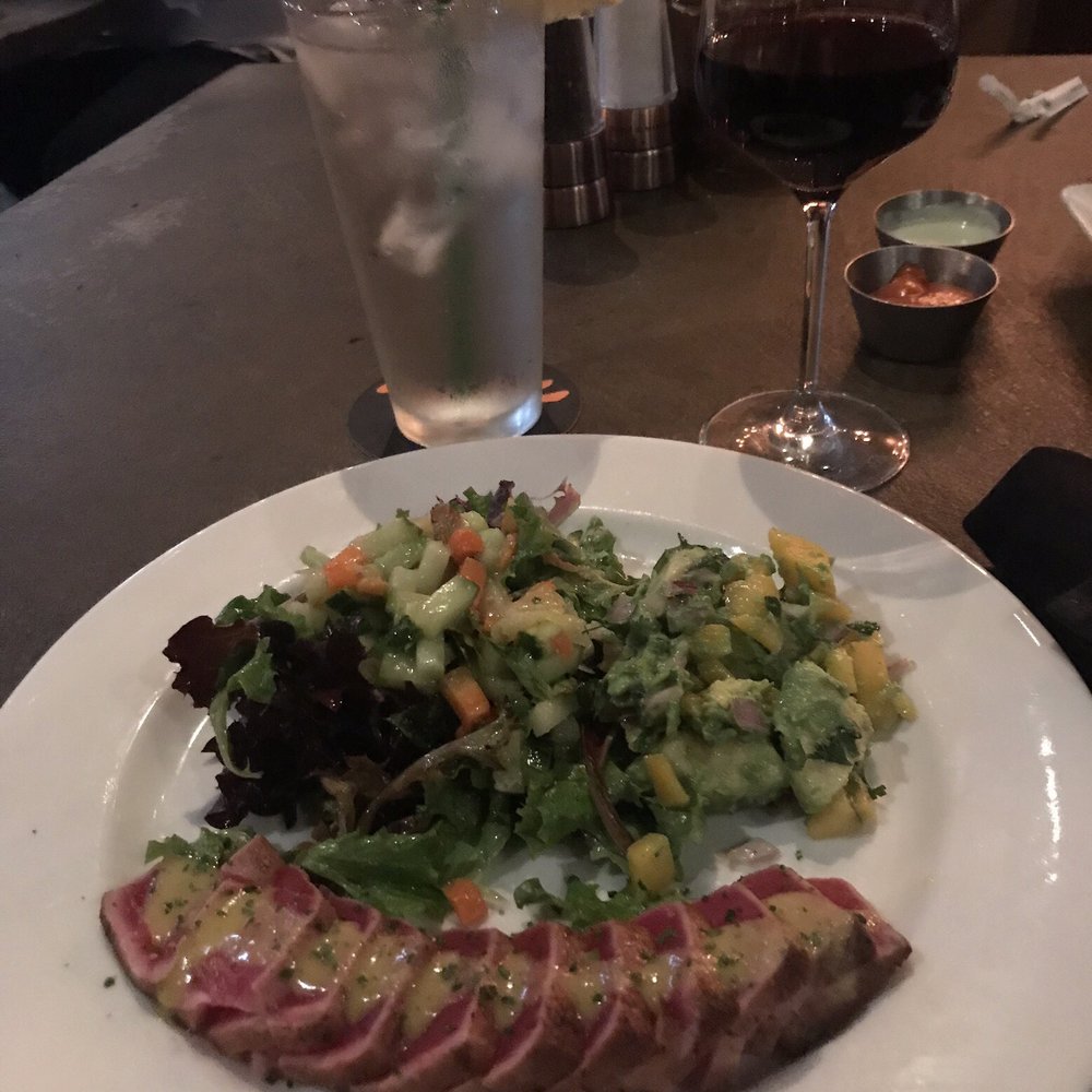 TruFire - Seared Ahi Tuna salad.  Delicious. - New American Near Me - Frisco, Texas