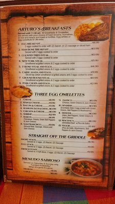 Menu photo 8 Arturo's Grill Hemet, CA