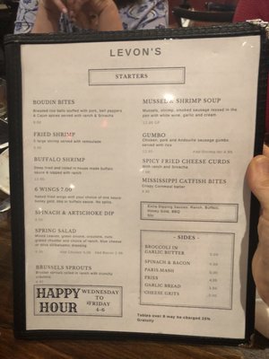 Menu photo 3 Levon's Bar and Grill Clarksdale, MS