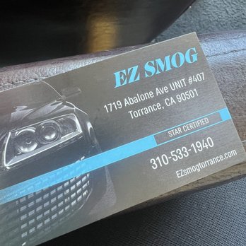 EZ Smog - Business card - Smog Check Stations Near Me - Torrance, California EZ Smog - Business card - Smog Check Stations Near Me - Torrance, California