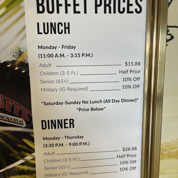 Seaside Buffet - Lunch prices - Buffets Near Me - San Diego, California Seaside Buffet - Lunch prices - Buffets Near Me - San Diego, California