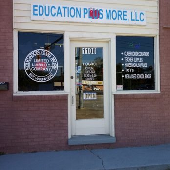 Education Plus More - Store front - Teacher Supplies Near Me - Danville, Virginia Education Plus More - Store front - Teacher Supplies Near Me - Danville, Virginia