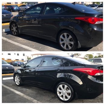 Express Detailers - Before (top) & After (bottom) - Auto Detailing Near Me