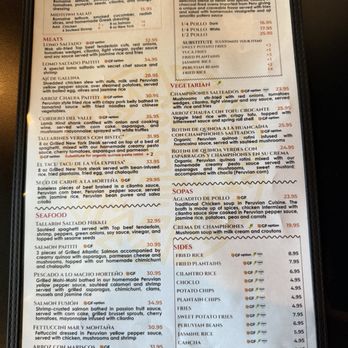 Paititi Peruvian Bistro - Menu (as of 08/11/26) - Peruvian Near Me - Sacramento, California Paititi Peruvian Bistro - Menu (as of 08/11/26) - Peruvian Near Me - Sacramento, California