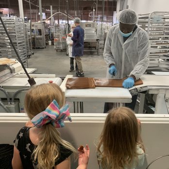 Utah Truffles - Watching workers cut caramel - Candy Stores Near Me - Heber City, Utah Utah Truffles - Watching workers cut caramel - Candy Stores Near Me - Heber City, Utah