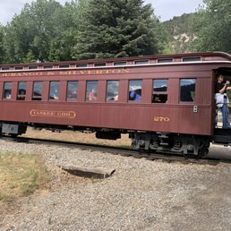 Yankee Girl is the name of this car first class travel Yankee Girl is the name of this car first class travel