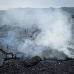 Rain on the lava