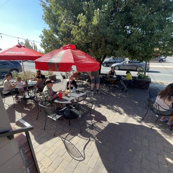 Aspen Deli - Outside seating area right on Beaver St down town. - Delis Near Me - Flagstaff, Arizona
