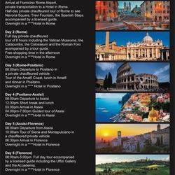 Lida Travel - Spring of 2019, Italy.