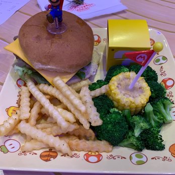 Toadstool Cafe - Mario's burger adventure - Cafes Near Me - Universal City, California Toadstool Cafe - Mario's burger adventure - Cafes Near Me - Universal City, California