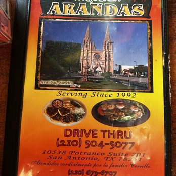 Taqueria Arandas - Menu - Mexican Near Me - San Antonio, Texas