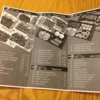 Himitsu Teriyaki - Menu pt.2 - Japanese Near Me - Redmond, Washington