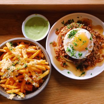 Canard - duck stack & garlic fries - Wine Bars Near Me - Portland, Oregon Canard - duck stack & garlic fries - Wine Bars Near Me - Portland, Oregon