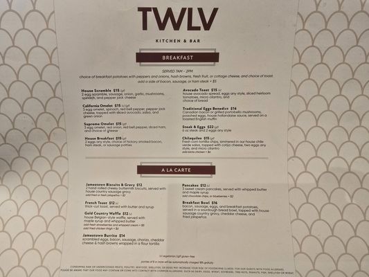 Menu photo 4 TWLV Kitchen & Bar Jamestown, CA Menu photo 4 TWLV Kitchen & Bar Jamestown, CA