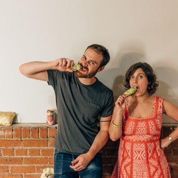Rec Room Arts - a man and a woman brushing their teeth - Bars Near Me - Houston, Texas Rec Room Arts - a man and a woman brushing their teeth - Bars Near Me - Houston, Texas