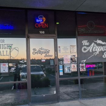 The Airport Saloon - Window front - Sports Bars Near Me - Cameron Park, California The Airport Saloon - Window front - Sports Bars Near Me - Cameron Park, California