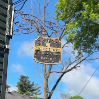 Iron Cafe - Cafe sign - Breakfast & Brunch Near Me - Montgomery, New York